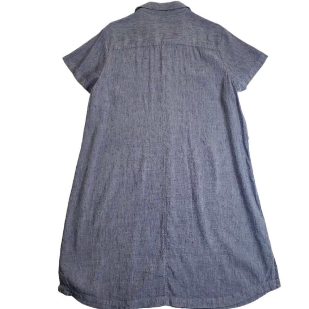 Pendleton Linen Blend Button Down Dress Size 14 - Picture 2 of 16